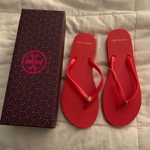 Tory Burch Thin Flip Flop - Poppy Orange